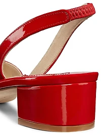 Aspro Patent Leather Slingback Pumps