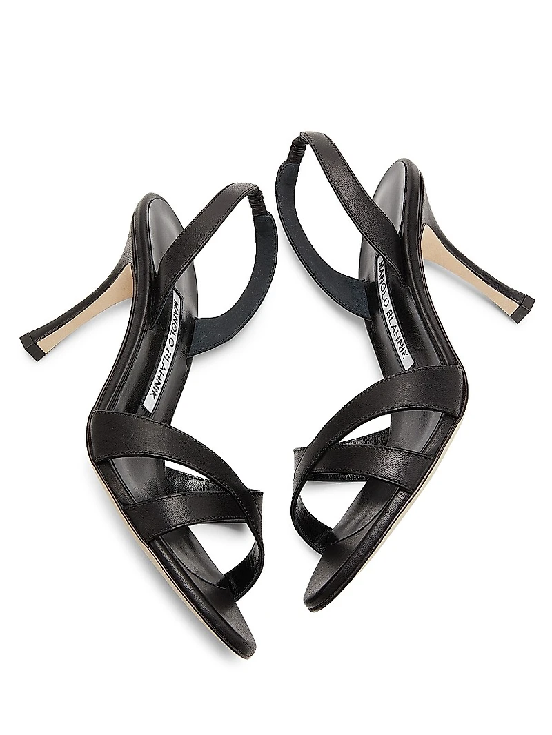 Callasli Leather Slingback Sandals