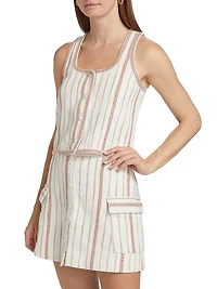 Chevron-Striped Tank