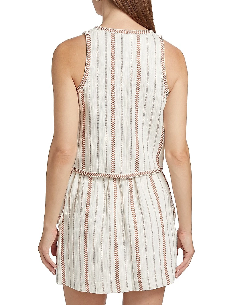 Chevron-Striped Tank
