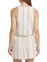 Chevron-Striped Tank