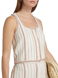 Chevron-Striped Tank