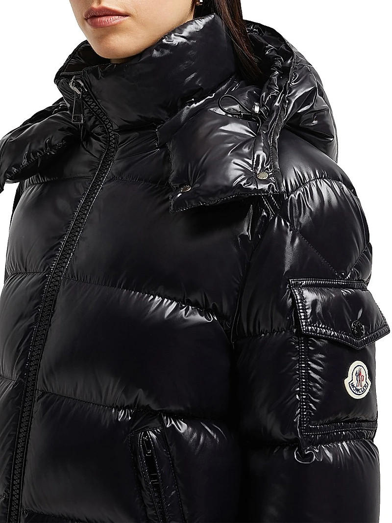 Maire Nylon Lacque Down Jacket
