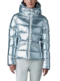 Madalyn Metallic Laminate Down Jacket