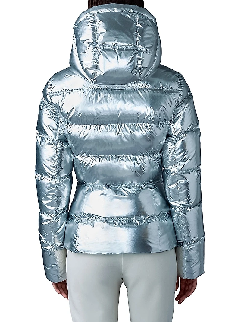 Madalyn Metallic Laminate Down Jacket