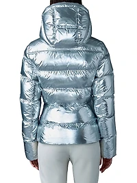 Madalyn Metallic Laminate Down Jacket