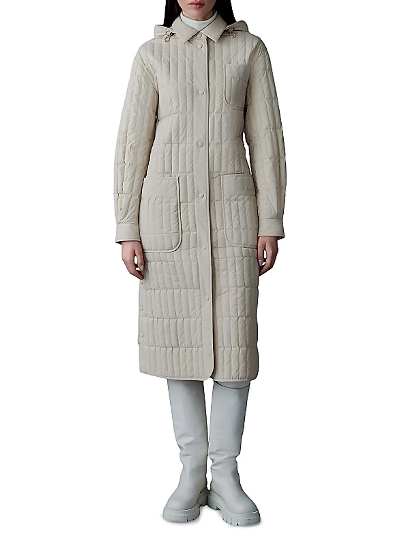 Tadoka Vertical Quilted Down Coat