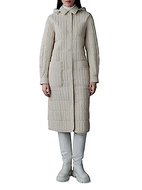 Tadoka Vertical Quilted Down Coat