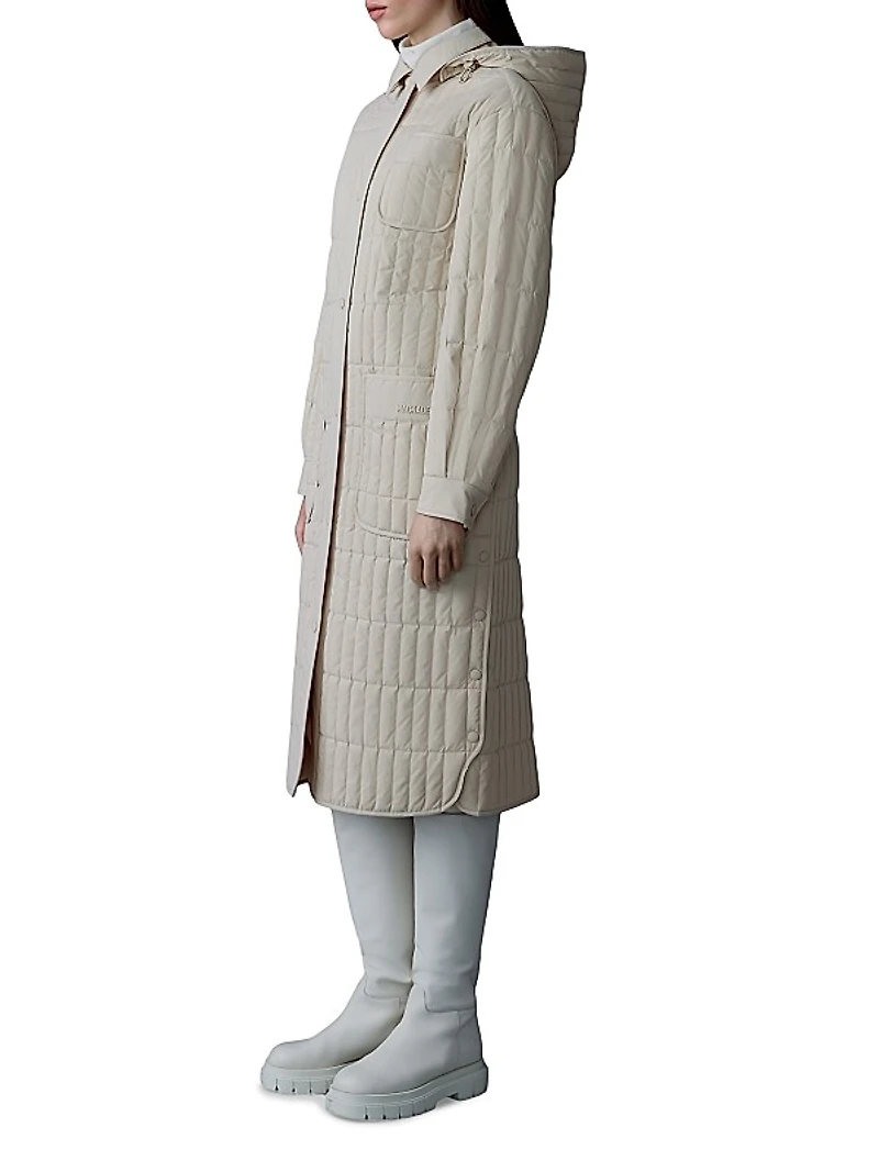 Tadoka Vertical Quilted Down Coat