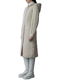 Tadoka Vertical Quilted Down Coat