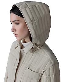 Tadoka Vertical Quilted Down Coat