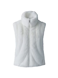 Ginny Brushed Faux-Fur Vest
