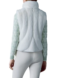 Ginny Brushed Faux-Fur Vest