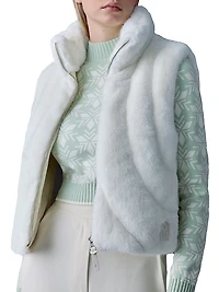 Ginny Brushed Faux-Fur Vest