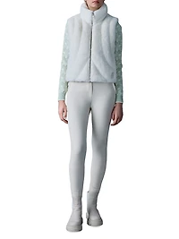 Ginny Brushed Faux-Fur Vest