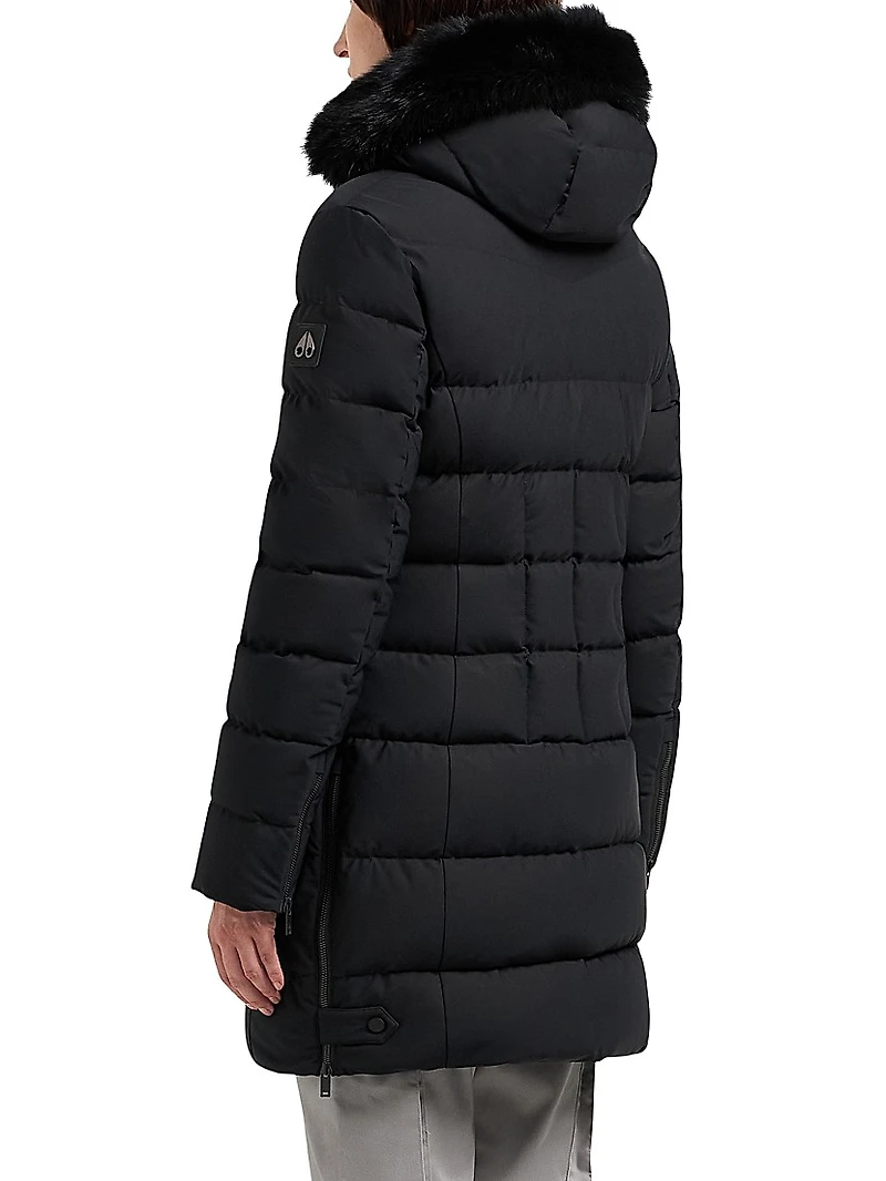 Watershed Shearling-Trim Down Parka