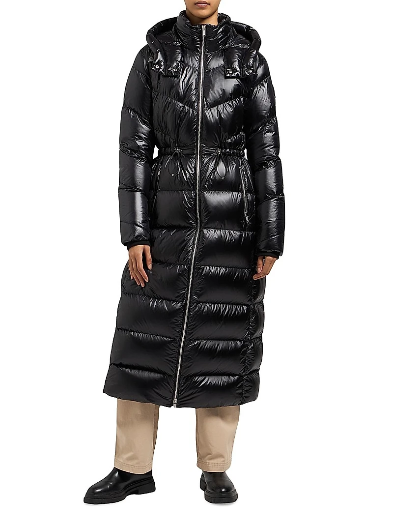 Belle Cote Long Puffer Parka