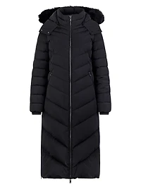 Cooper Lake Shearling-Lined Down Parka