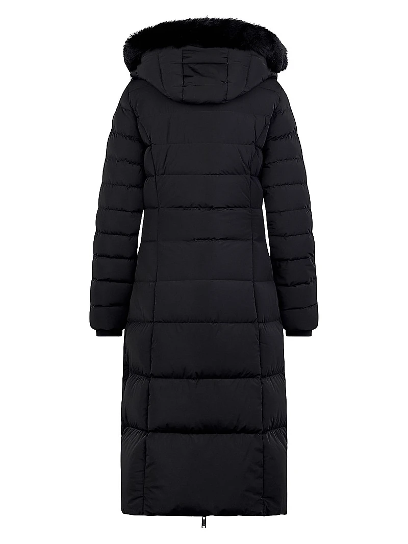 Cooper Lake Shearling-Lined Down Parka