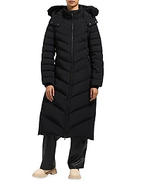 Cooper Lake Shearling-Lined Down Parka