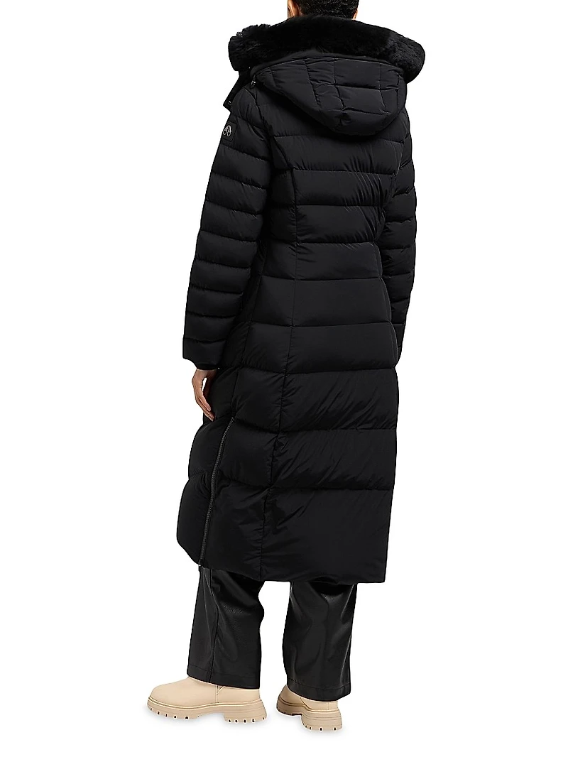 Cooper Lake Shearling-Lined Down Parka