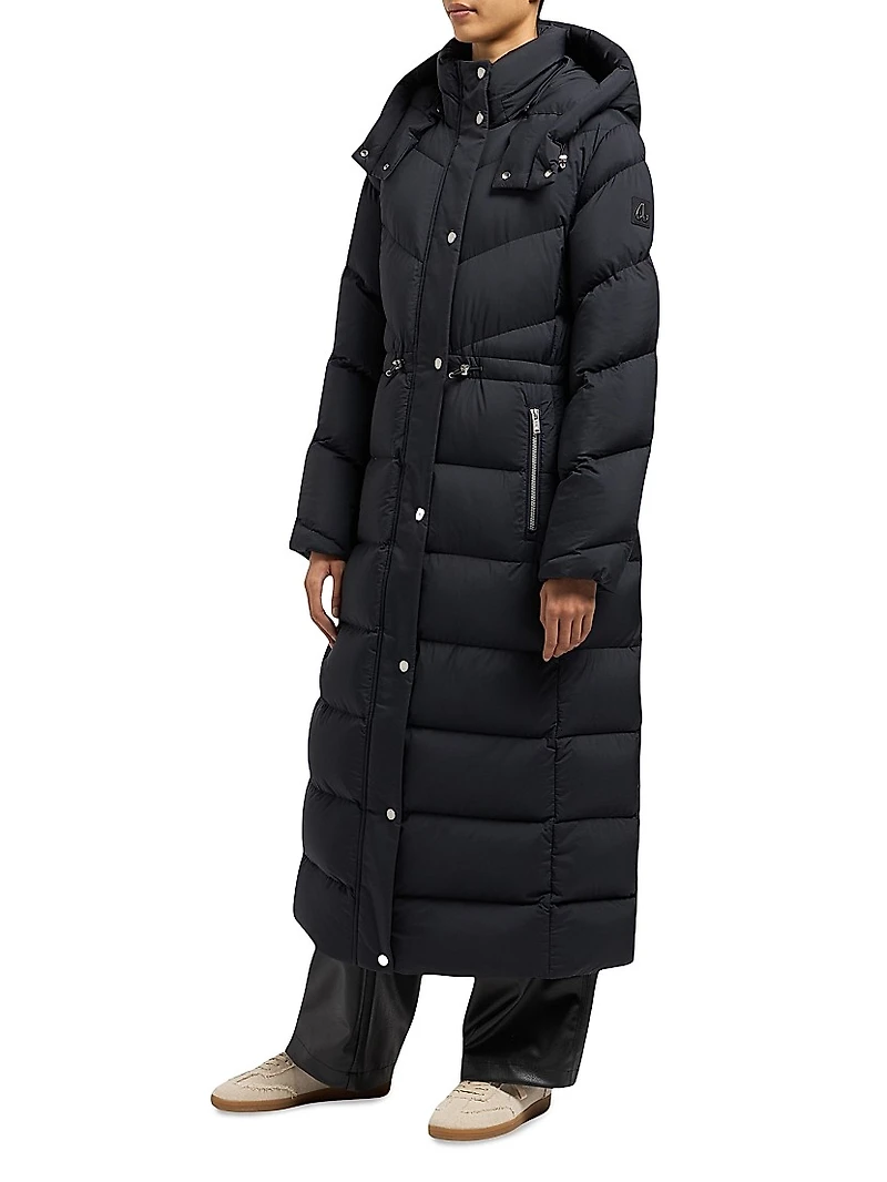 Belle Cote Long Down Puffer Coat