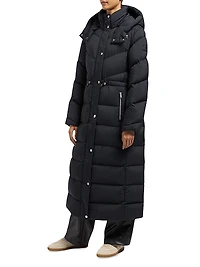 Belle Cote Long Down Puffer Coat