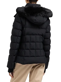 Betta Shearling-Lined Puffer Jacket