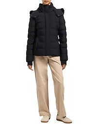 Betta Shearling-Lined Puffer Jacket