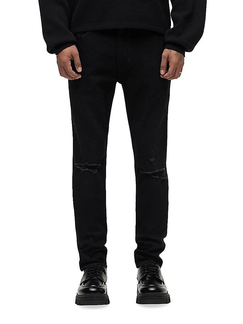 Zack Distressed Stretch Skinny Jeans