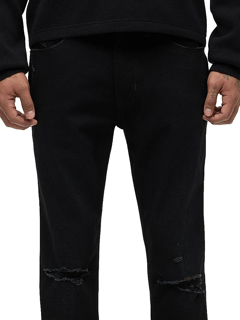 Zack Distressed Stretch Skinny Jeans