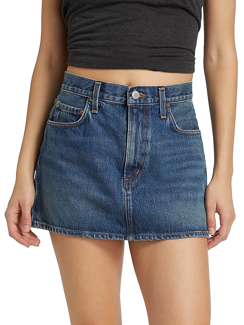 Alek Denim Miniskirt
