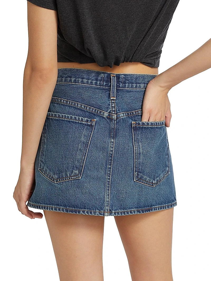 Alek Denim Miniskirt