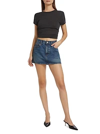 Alek Denim Miniskirt