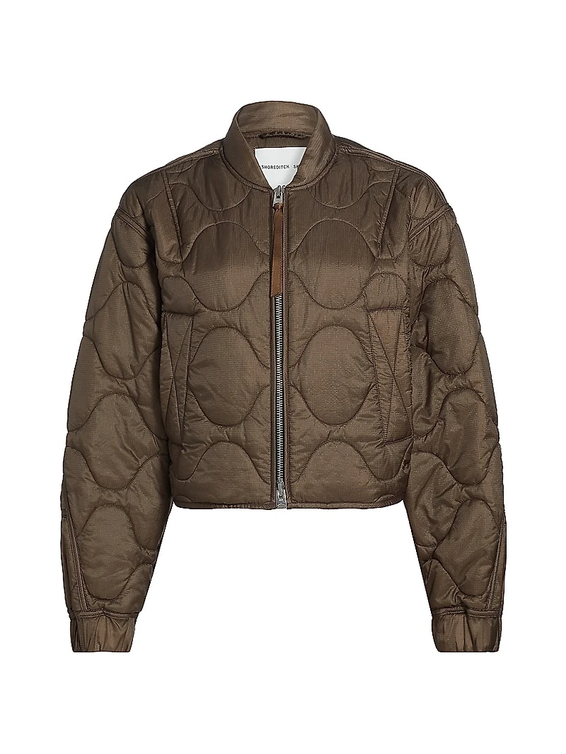 Agolde x Shoreditch Ski Club Iona Quilted Jacket