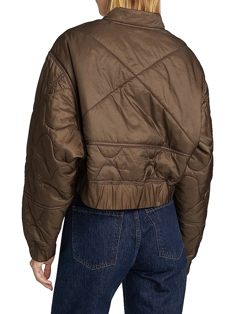 Agolde x Shoreditch Ski Club Iona Quilted Jacket