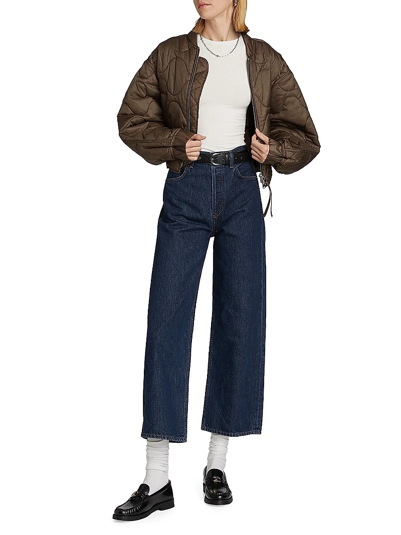 Agolde x Shoreditch Ski Club Iona Quilted Jacket