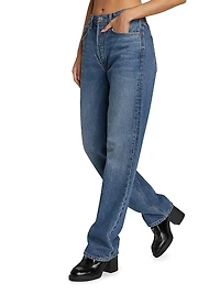 Kelly High-Rise Straight Jeans