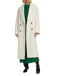 Oversized Double-Breasted Coat