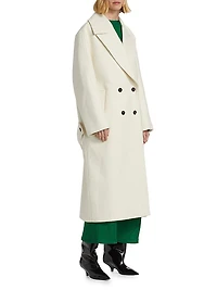 Oversized Double-Breasted Coat