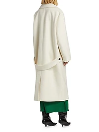 Oversized Double-Breasted Coat