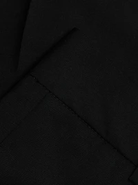 Double-Pleated Wool-Blend Trousers