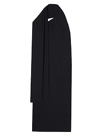 Scarf Open Back Dress