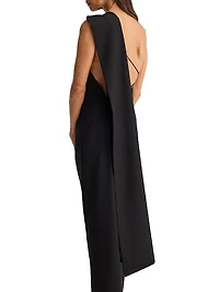 Scarf Open Back Dress