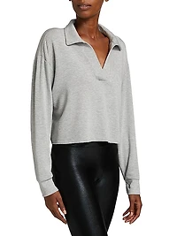 Joan Fleece Polo Sweatshirt