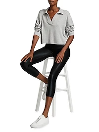 Joan Fleece Polo Sweatshirt
