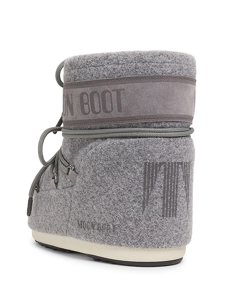 Iconic Low Felt Boots