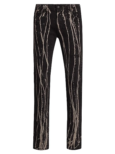 Clayton Faded Paint Skinny Jeans