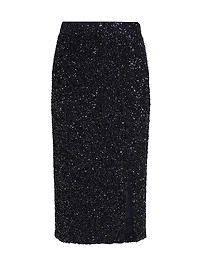 Paltrow Sequined Pencil Midi-Skirt