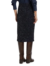 Paltrow Sequined Pencil Midi-Skirt